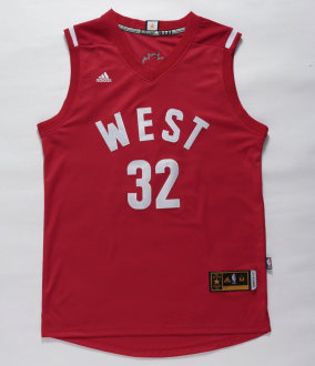 Maillot De Basket All Star 2016 NBA Western Blake Griffin 32 Rouge